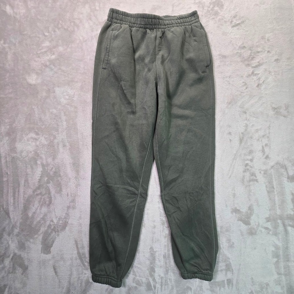 DSG Mens Fleece Jogger Pants Olive Green DAM21403 Size M